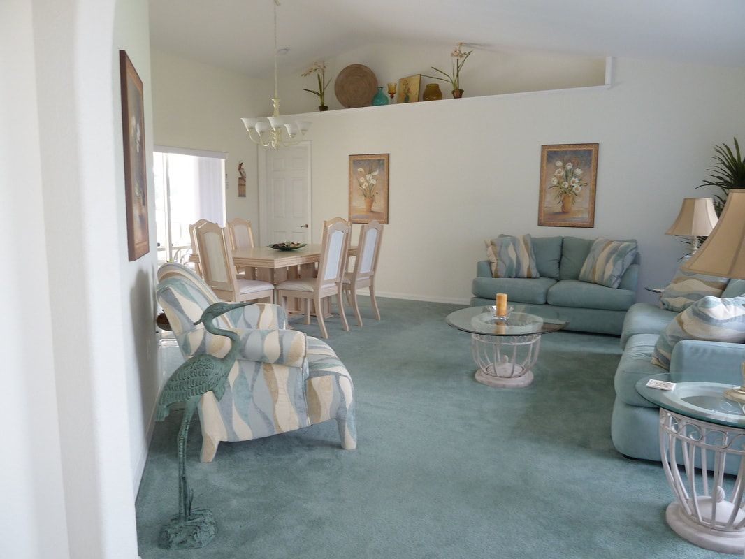 Lounge into Dining Area